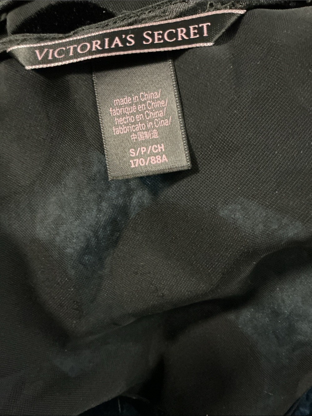 Victoria’s Secret Sheer Black Raised Polka Dot Cami - Picture 8 of 8